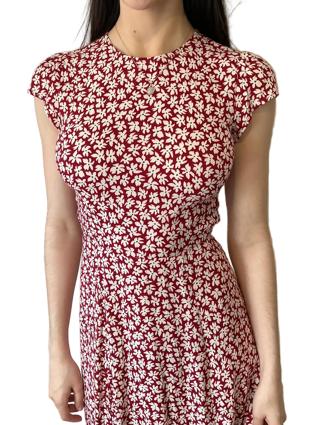 REFORMATION Gavin Midi Dress Size 6 XS