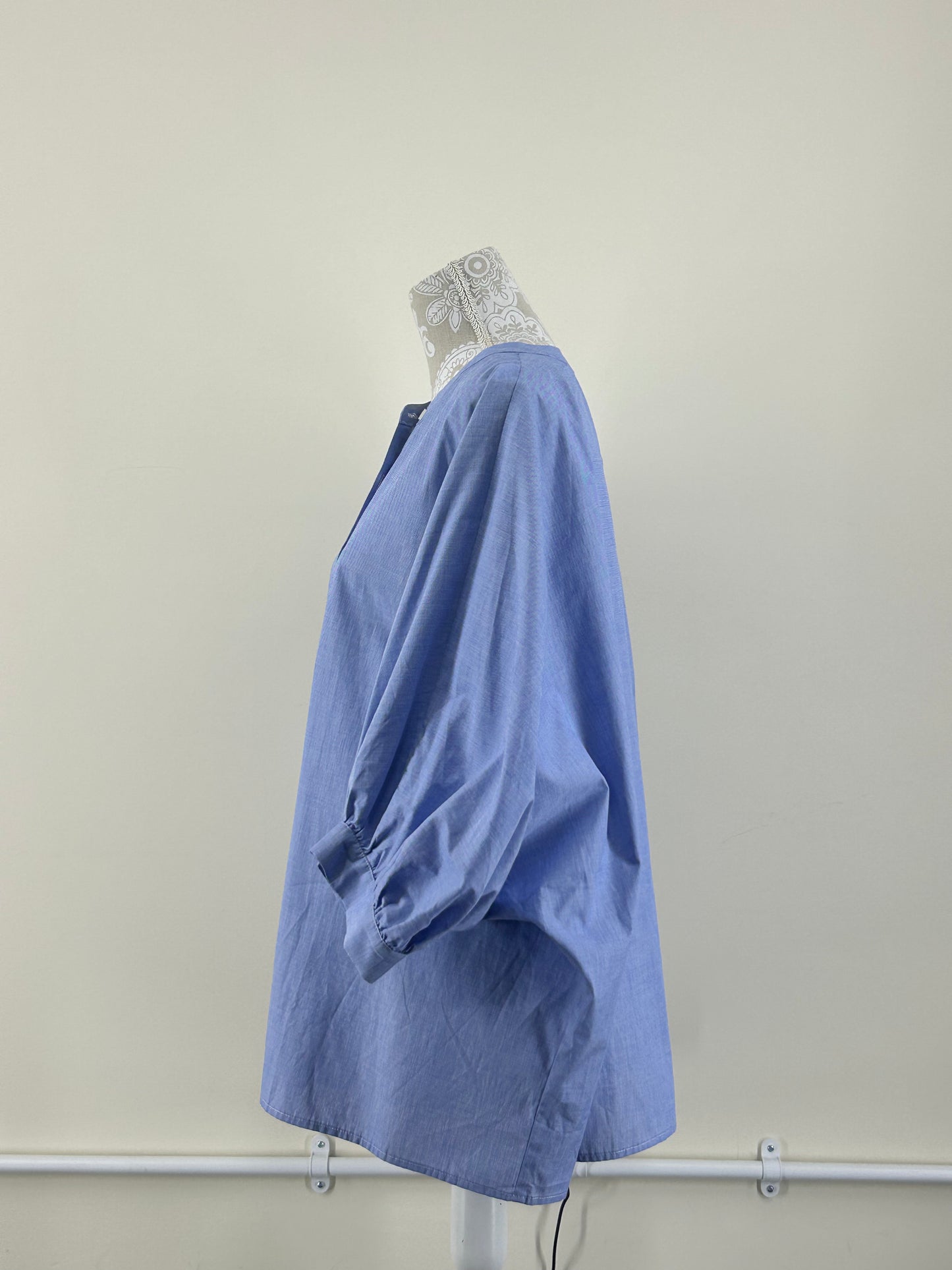 CHALK Oversized Shirt, Blue, 12