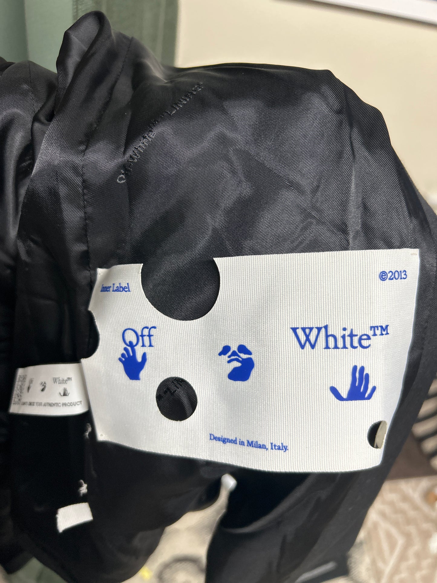 OFF WHITE Waistcoat, Black, Size 8