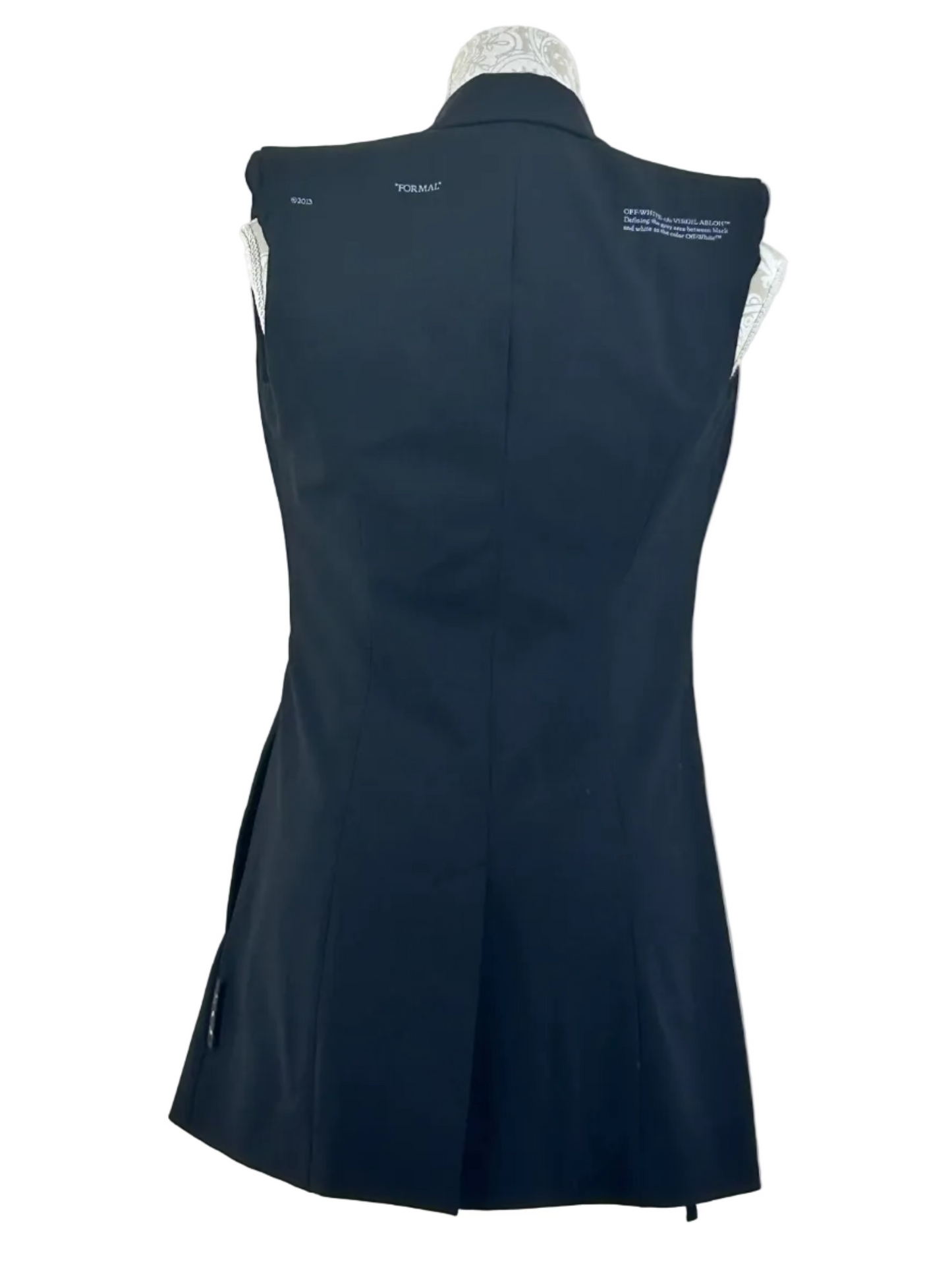 OFF WHITE Waistcoat, Black, Size 8