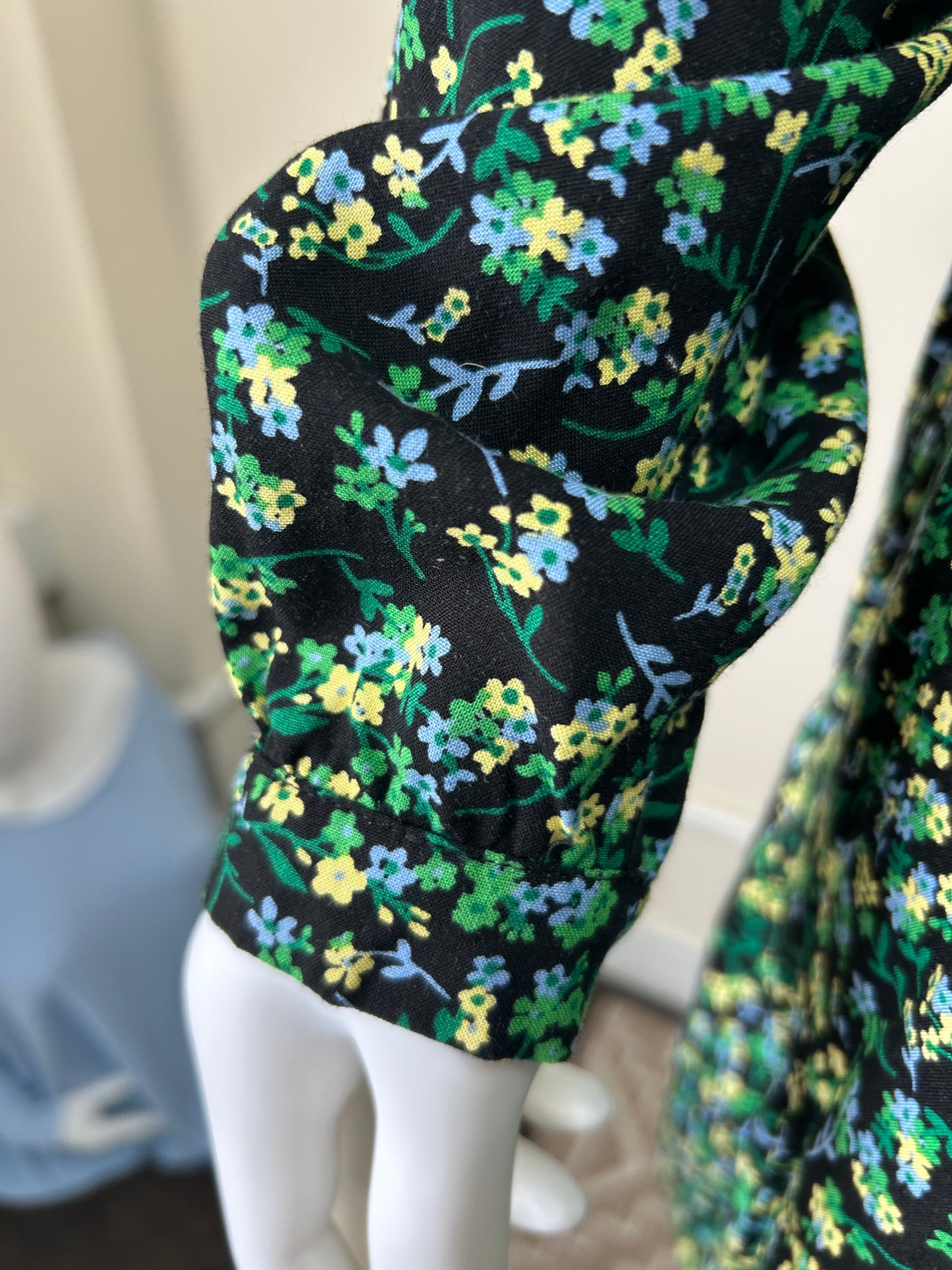 HUSH Malia Ditsy Print Shirt Dress Size 14
