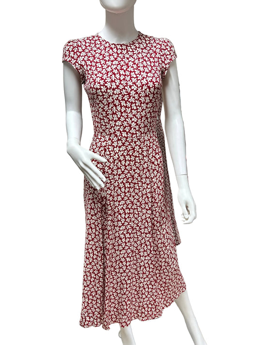 REFORMATION Gavin Midi Dress Size 6 XS