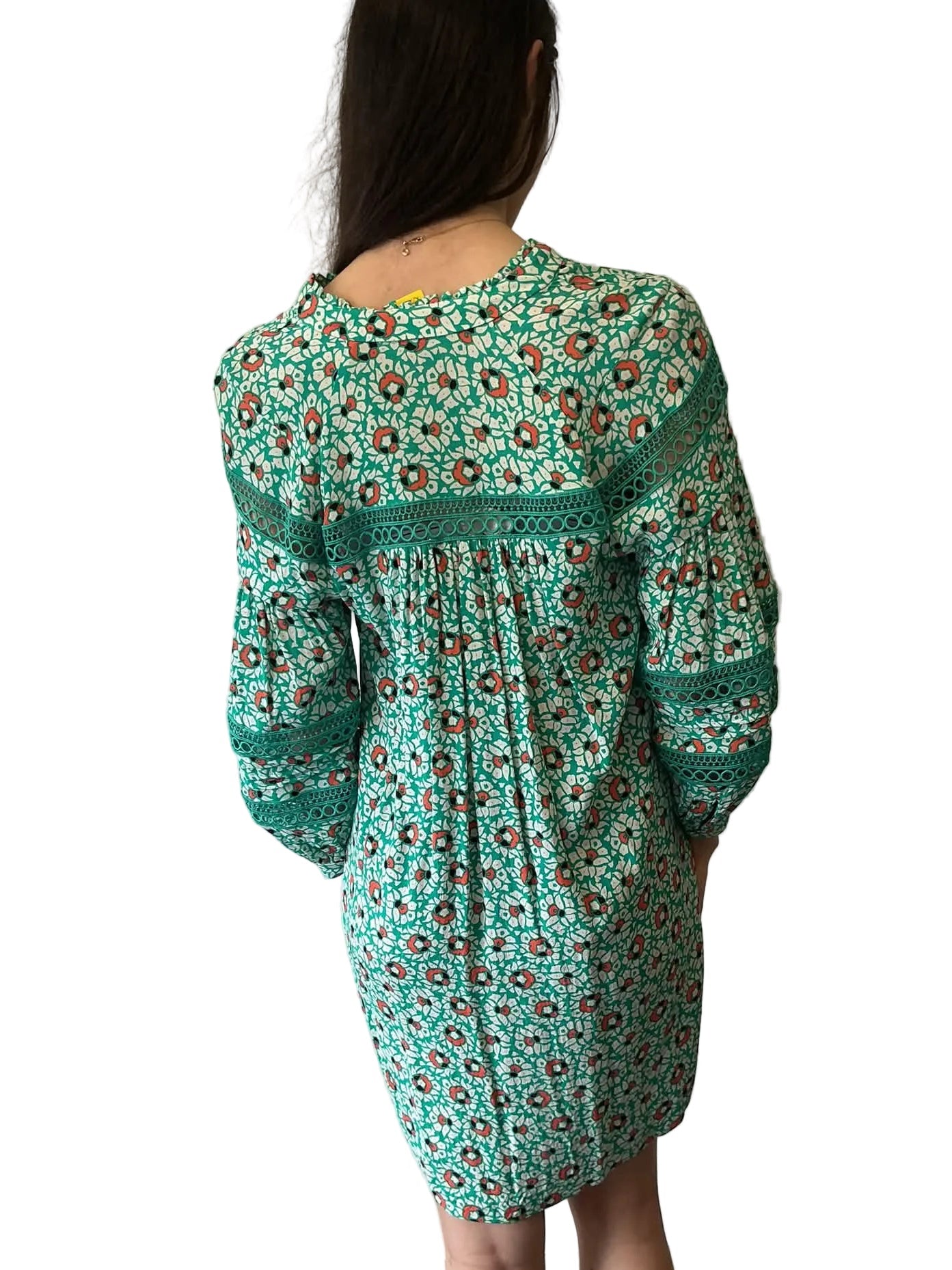 DIANE VON FURSTENBERG Printed Kaftan Dress – UK 10