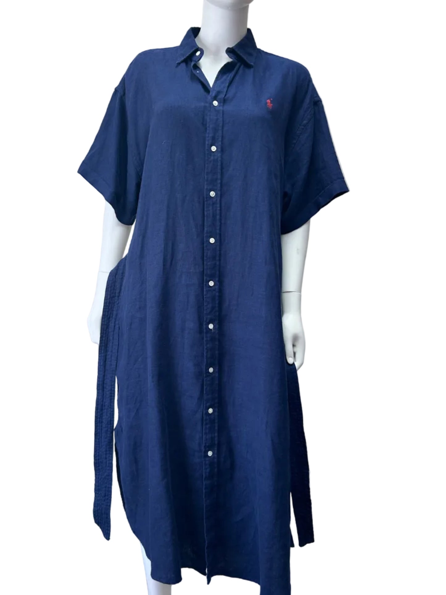 POLO RALPH LAUREN Belted Shirtdress Size 16