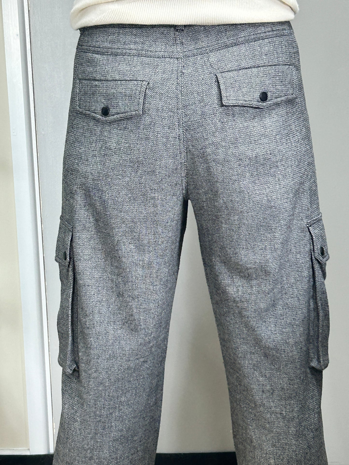ME+EM Grey Tapered Cargo Pants Size 12