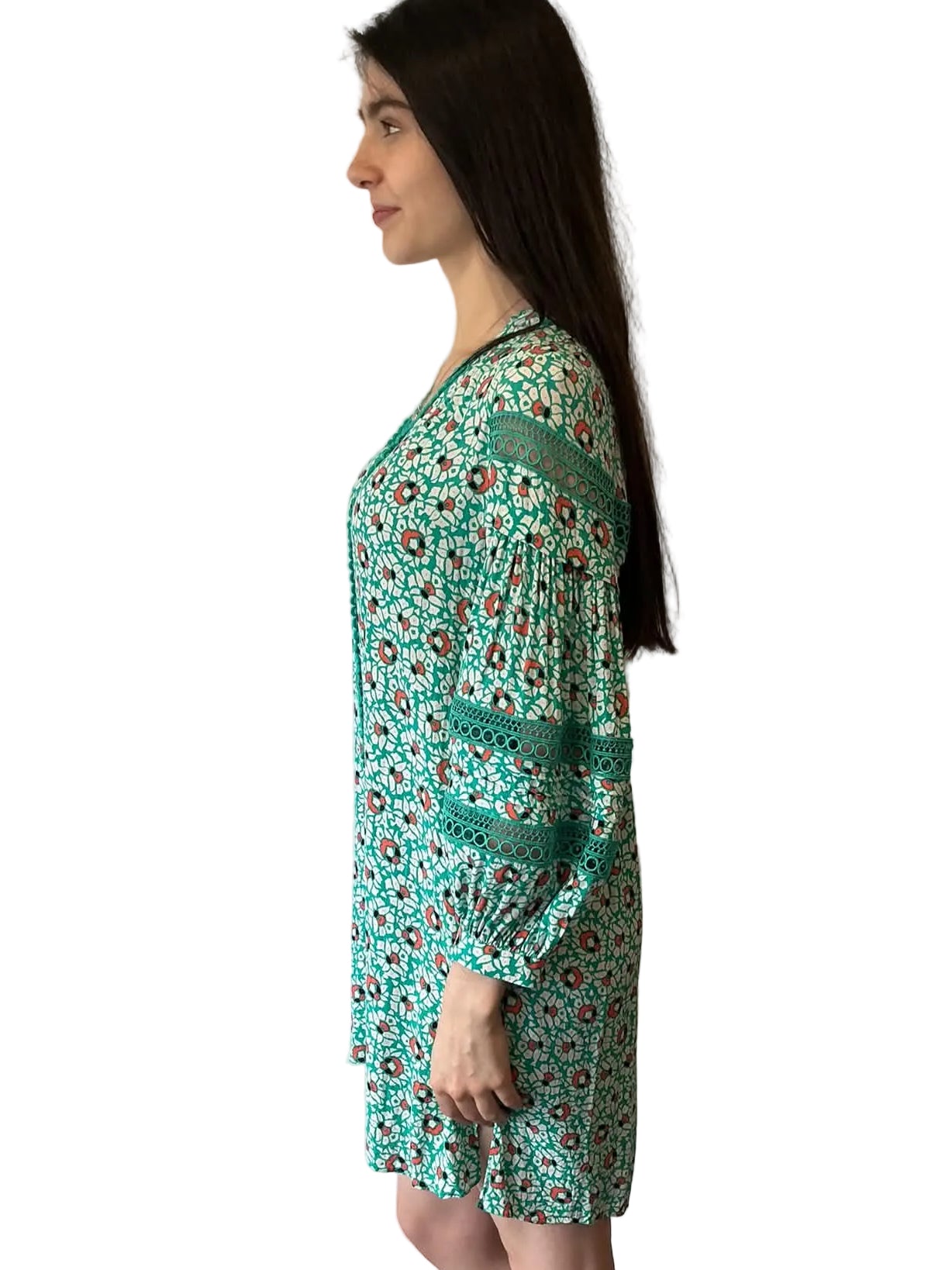 DIANE VON FURSTENBERG Printed Kaftan Dress – UK 10
