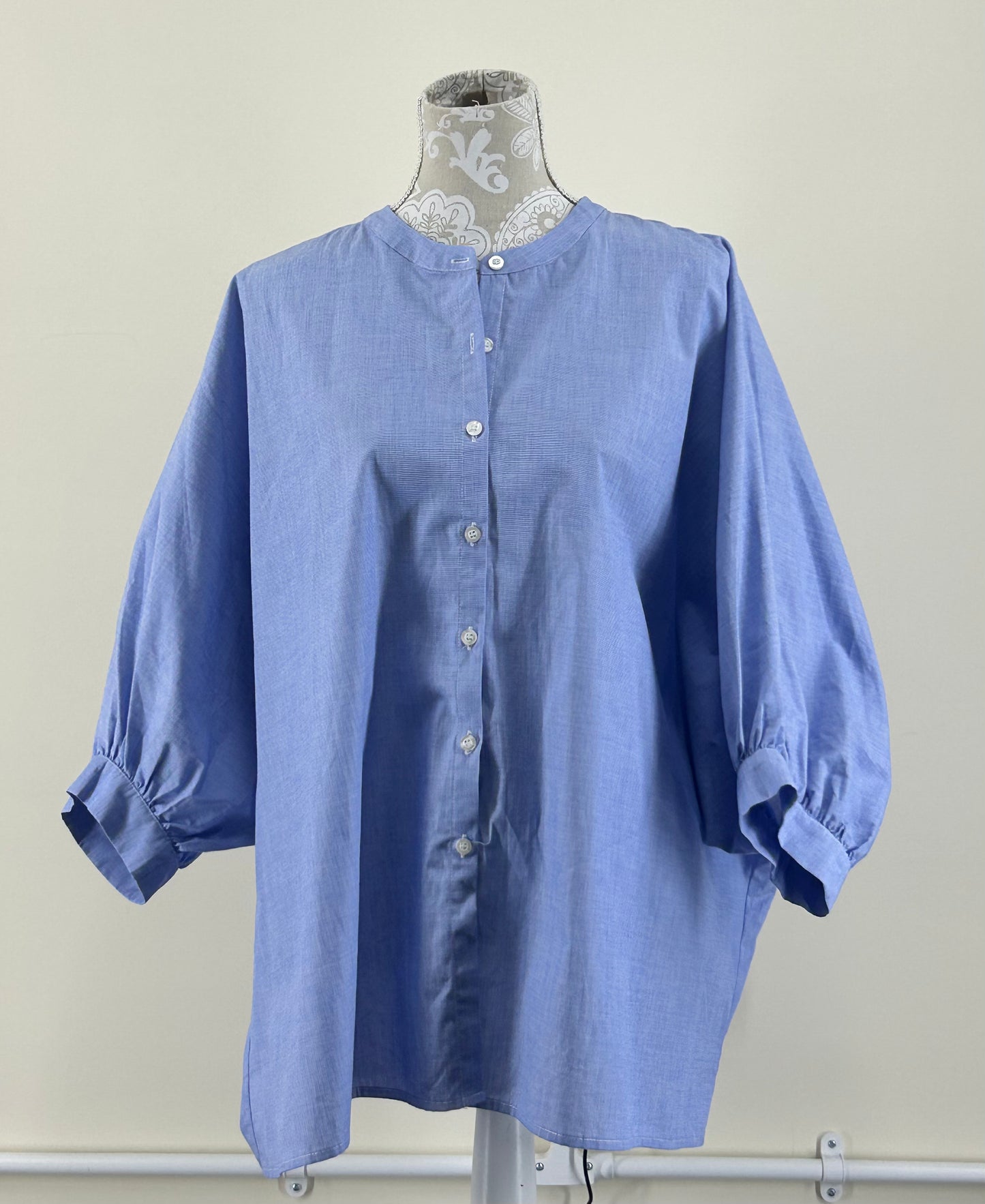 CHALK Oversized Shirt, Blue, 12