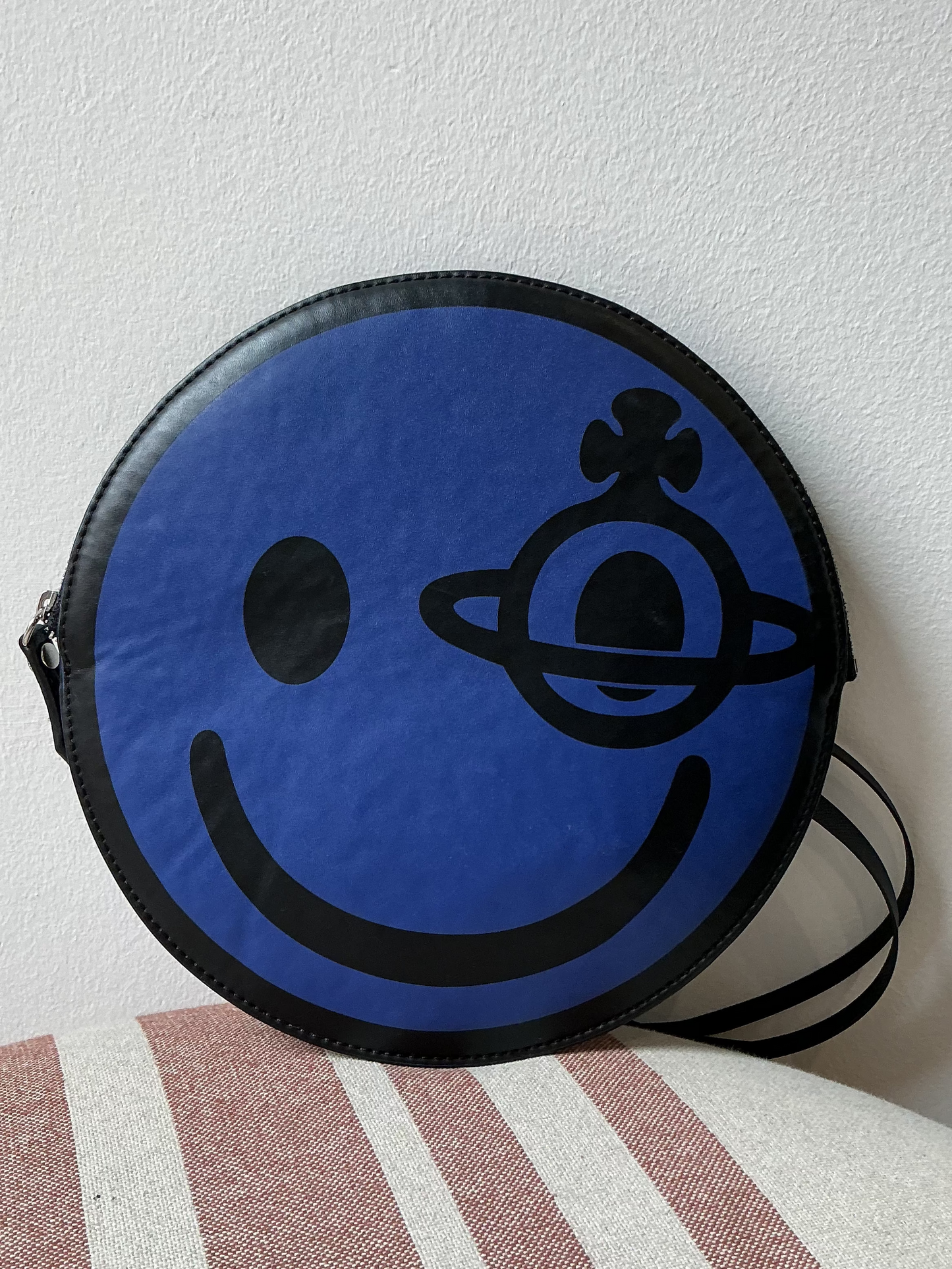 VIVIENNE WESTWOOD x MELTING SADNESS Smiley Face Tote Bag