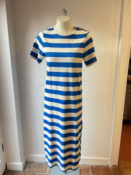 SÉZANE Breton Stripe Maxi Dress – Blue & White