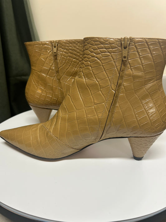 JOSEPH  Cone Heel Ankle Boots, Size 7 EU 40