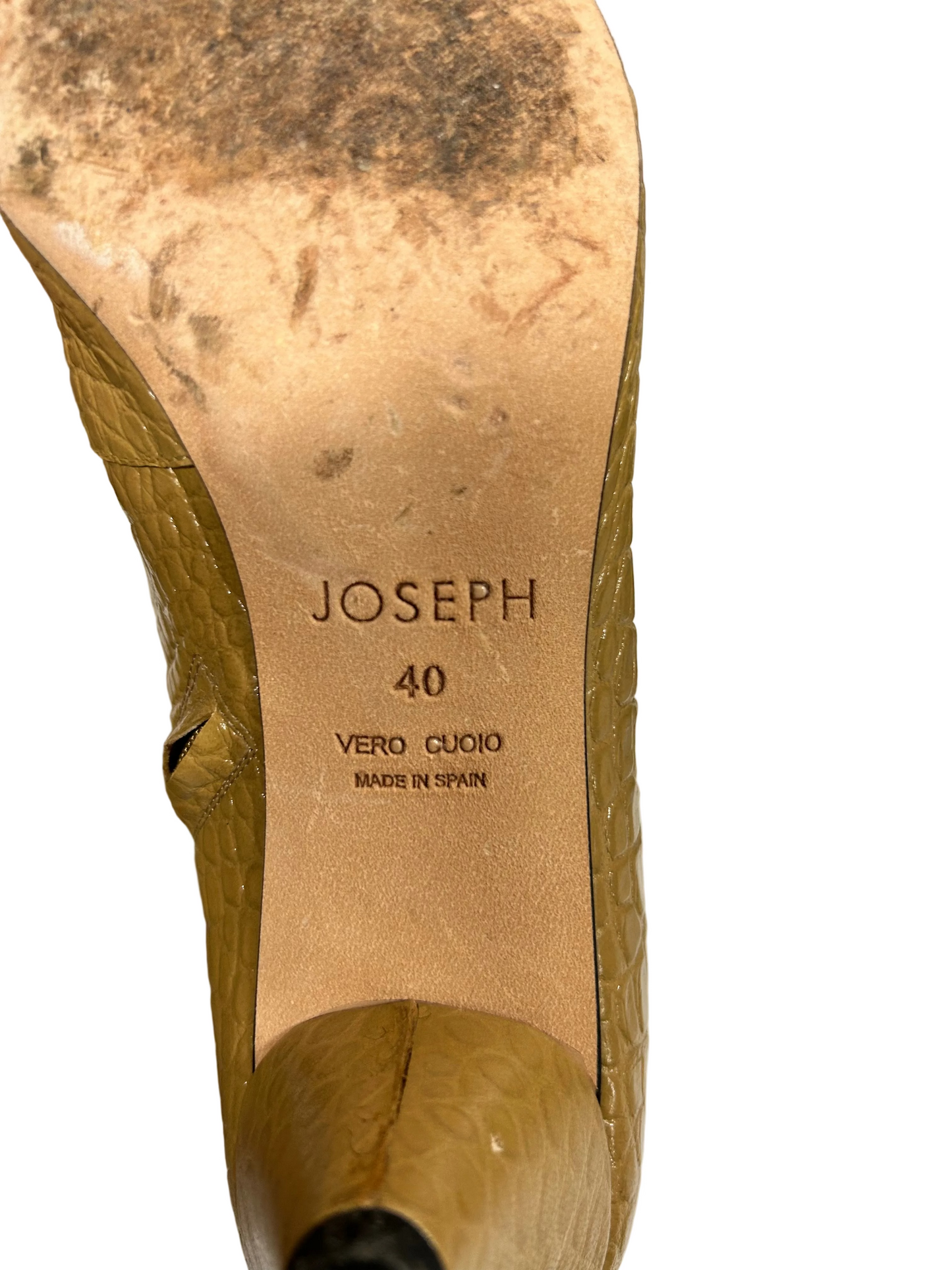 JOSEPH  Cone Heel Ankle Boots, Size 7 EU 40