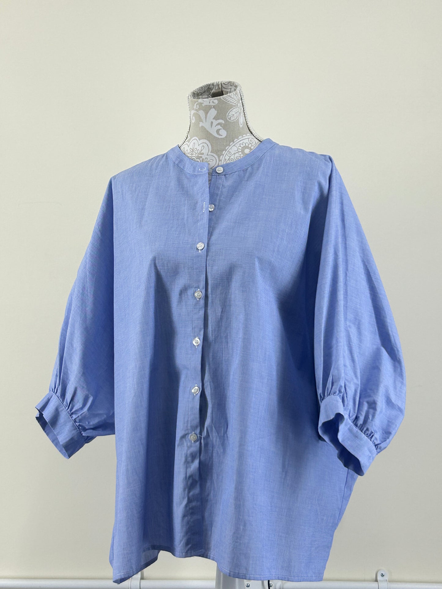 CHALK Oversized Shirt, Blue, 12