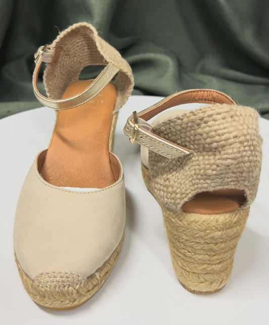 Lloret Suede Espadrille Sandals Size 5 & 6